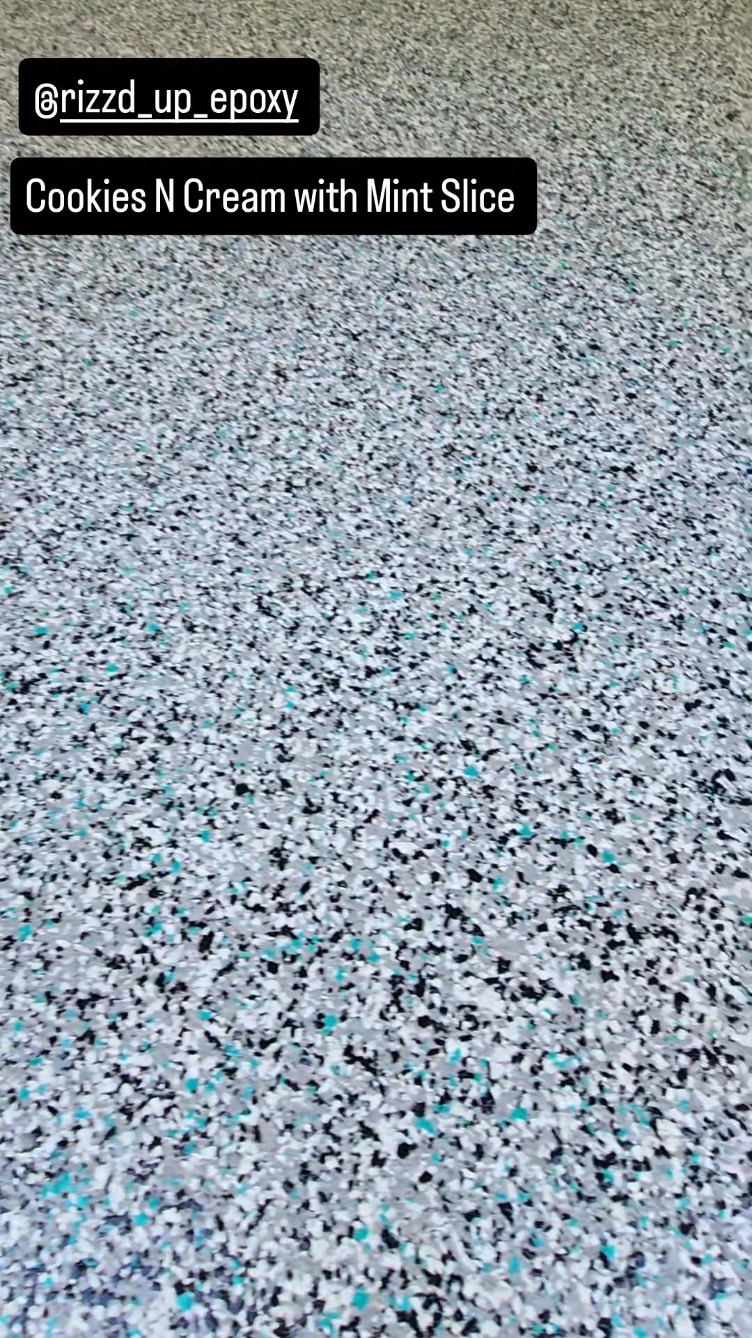 Shed Floor — Cookies & Cream with Mint Slice Highlight